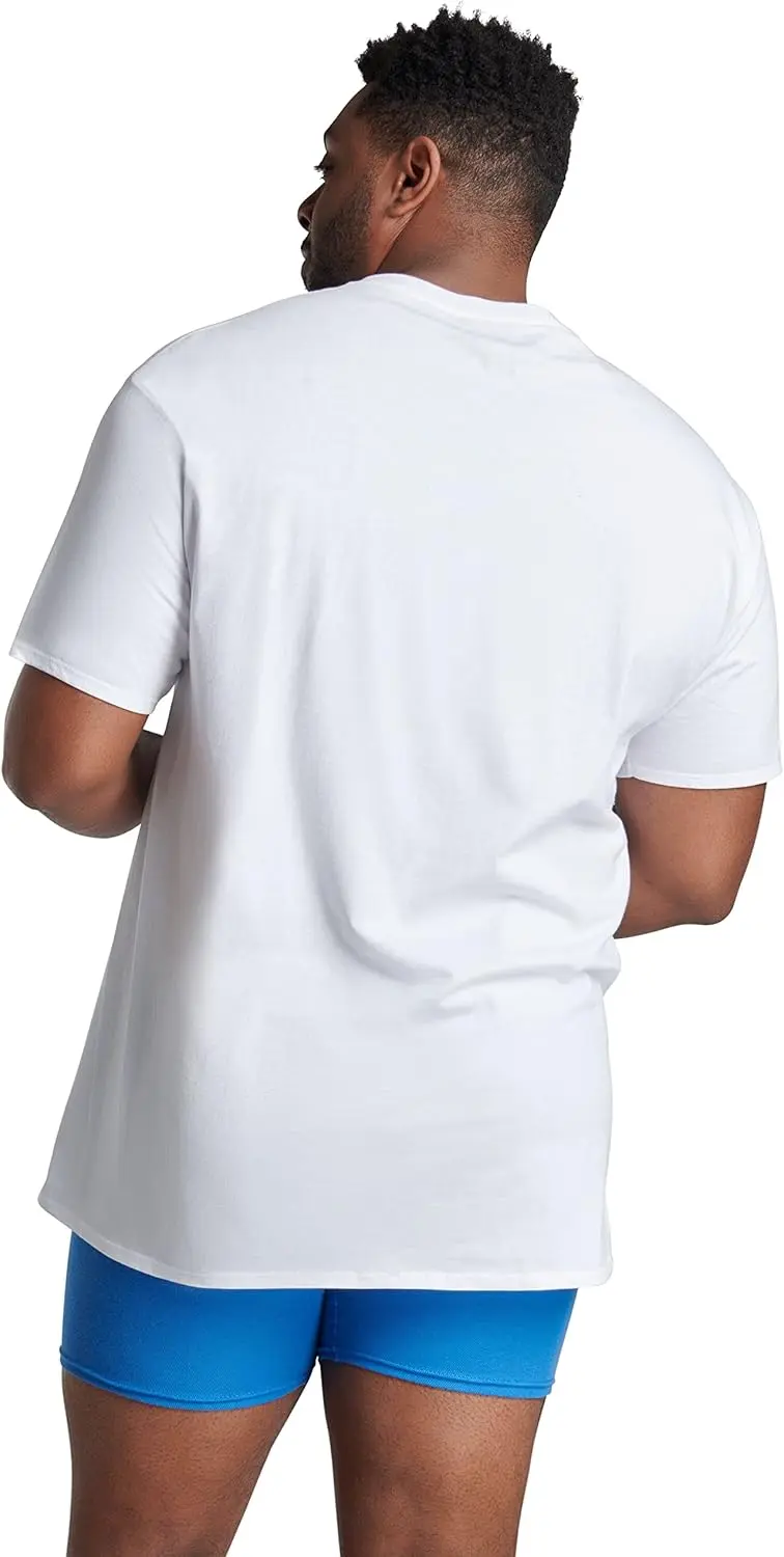 72 Pack-Men's Eversoft Cotton Stay Tucked Crew T-Shirt