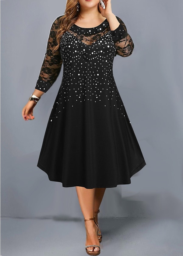 Women's Plus Size Curve A Line Dress