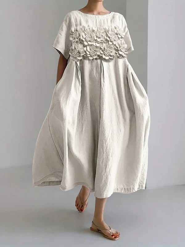 Women's Floral Print Casual Dress a333