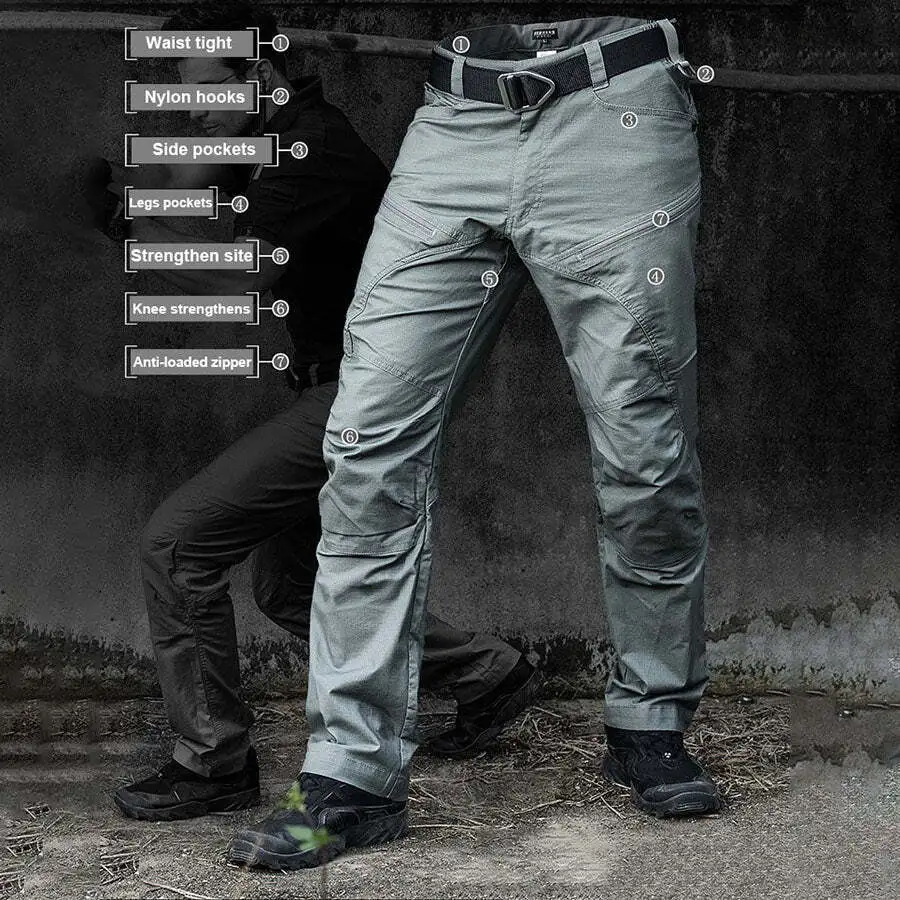 Men's Urban Pro Stretch Tactical Trousers Dark Multicam