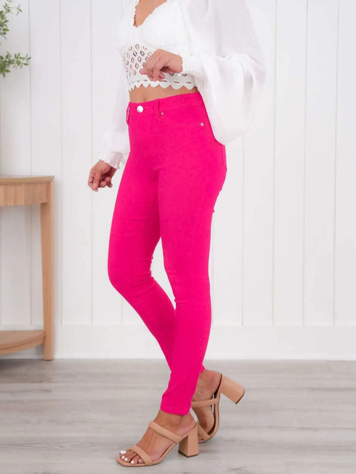 🔥6 Colors Pack only $24.99 🔥Taste The Rainbow Mid Rise Hyper Stretch Skinny Jeans (Multiple Colors)