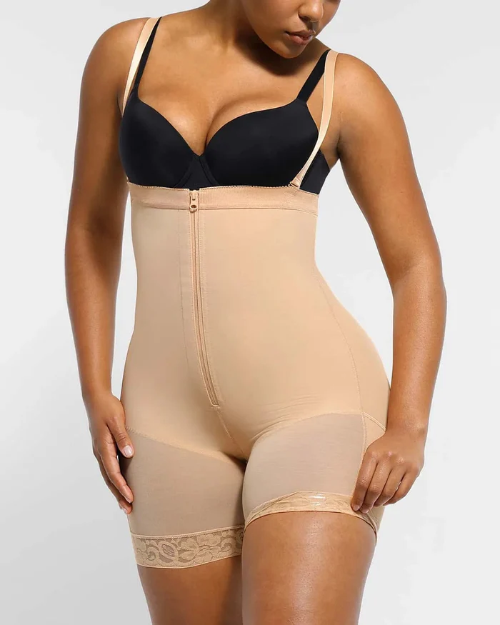 💖Today’s Promotion🔥AirSlim® Firm Tummy Compression Bodysuit Shaper With Butt Lifter