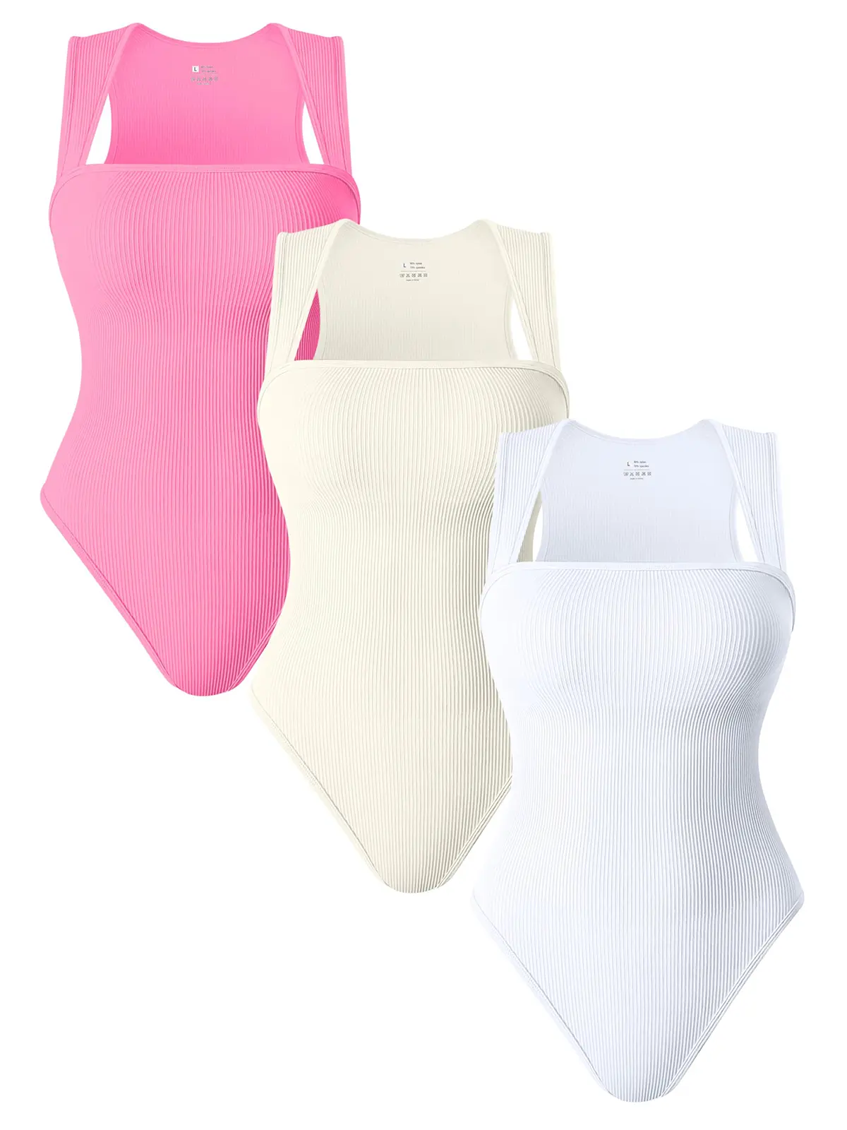 🔥LAST DAY 90% OFF🔥Ribbed Sleeveless Bodysuit