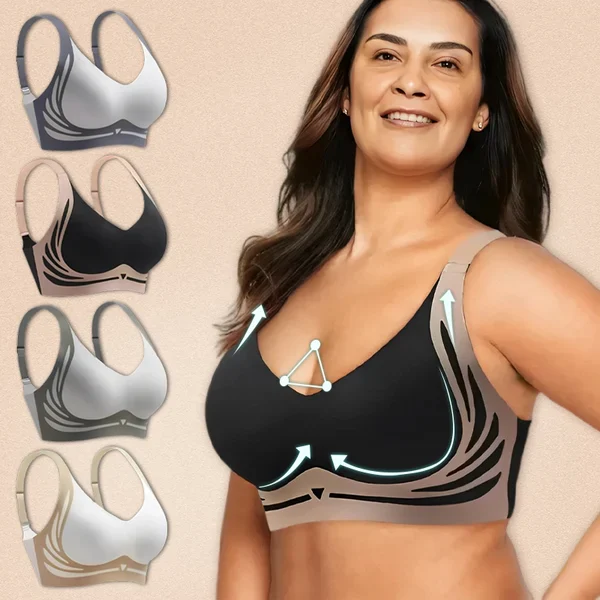 💖Today's Promotion🔥Super gather bra | Wireless Push-up Bra(Buy 8 PACK Free Shipping）