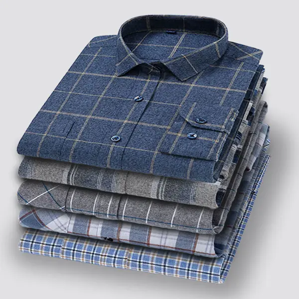 5-Pack Men's Short Sleeve Shirts, 100% Cotton , (Package 2)