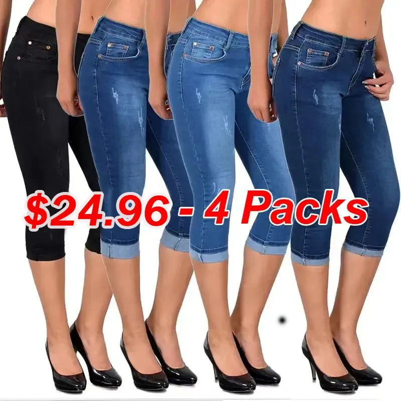 💐Perfect Fit oversized stretch denim leggings💥BIG SALE 90% OFF