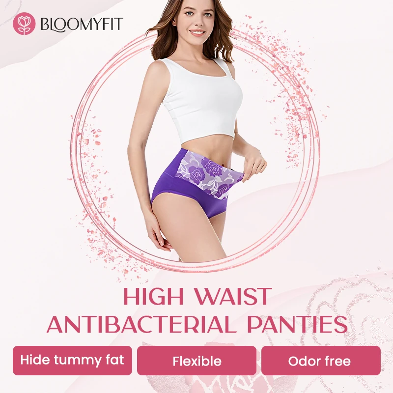 7-Pack Only $23.96! 🔥Clearance sale, limited stock 🔥BloomyFit - High Waist Antibacterial Panties（Buy 2 Free Shipping）