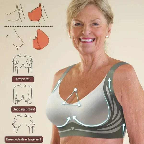 💖Today's Promotion🔥Super gather bra | Wireless Push-up Bra👍No more sagging breasts