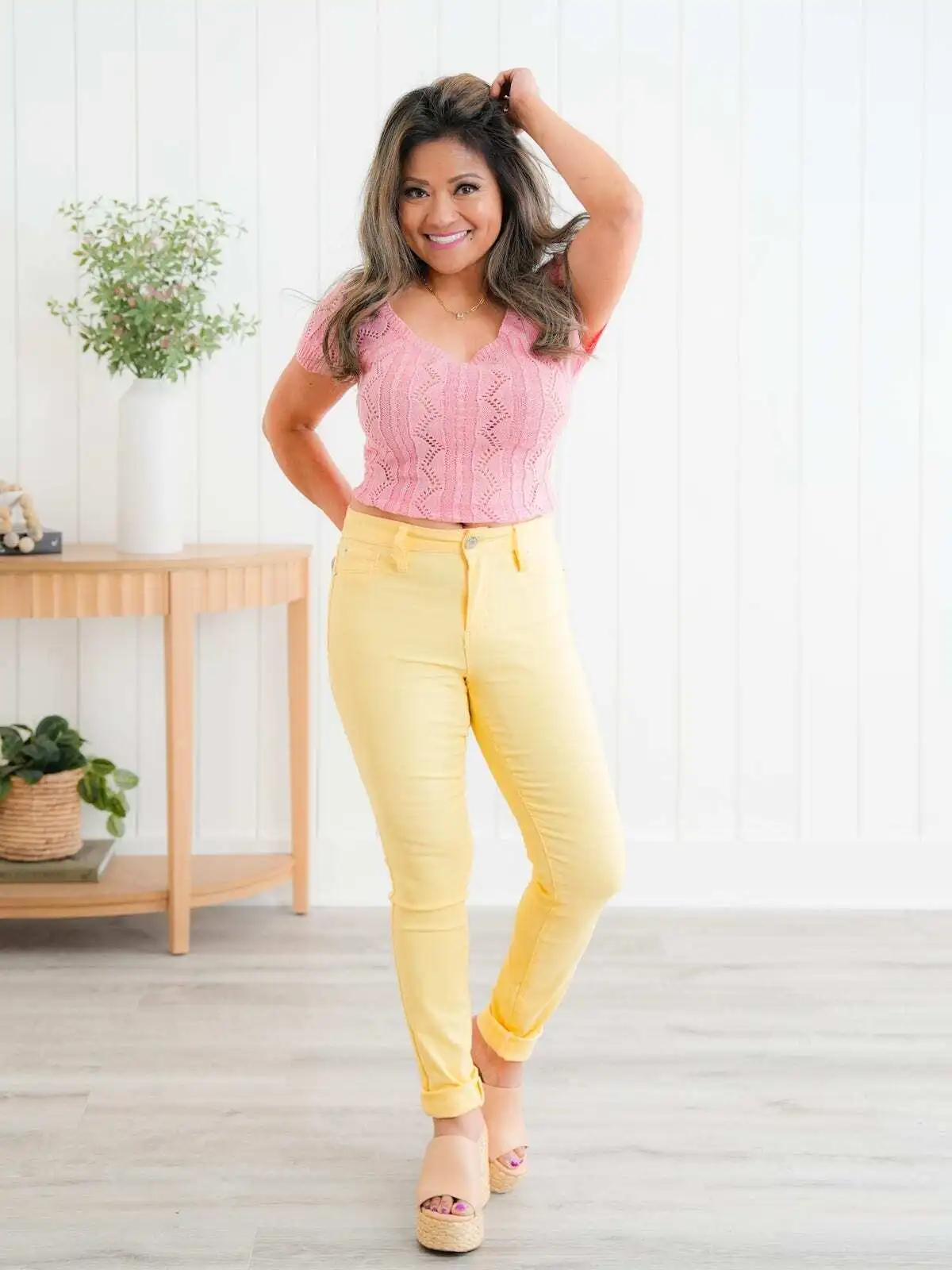 🔥6 Colors Pack only $24.99 🔥Taste The Rainbow Mid Rise Hyper Stretch Skinny Jeans (Multiple Colors)