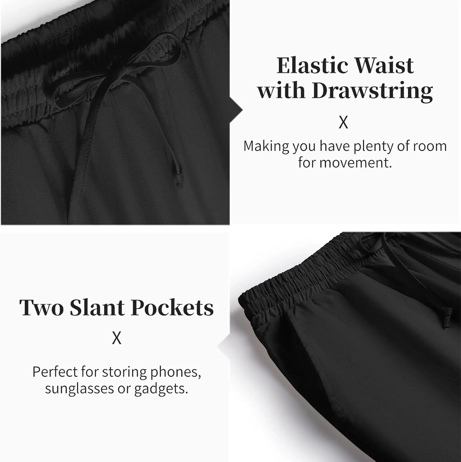 10 Pack-Men's 2 Pieces Cotton Linen Set Casual Short Sleeve Henley Shirts Beach Yoga Pants Summer Outfits