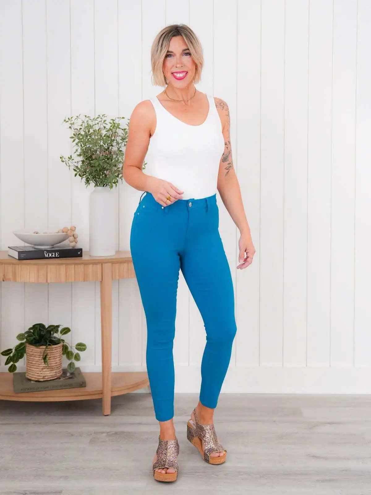 🔥6 Colors Pack only $24.99 🔥Taste The Rainbow Mid Rise Hyper Stretch Skinny Jeans (Multiple Colors)