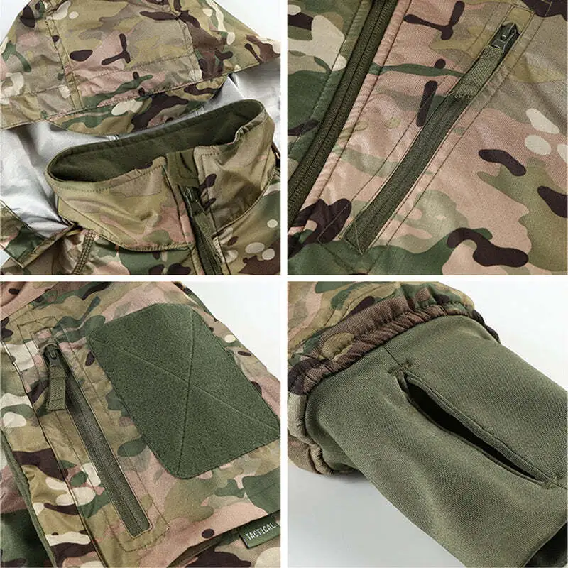 Archon Tactical Waterproof Packable Operater Jacket, Wind Resistant, Winter Style