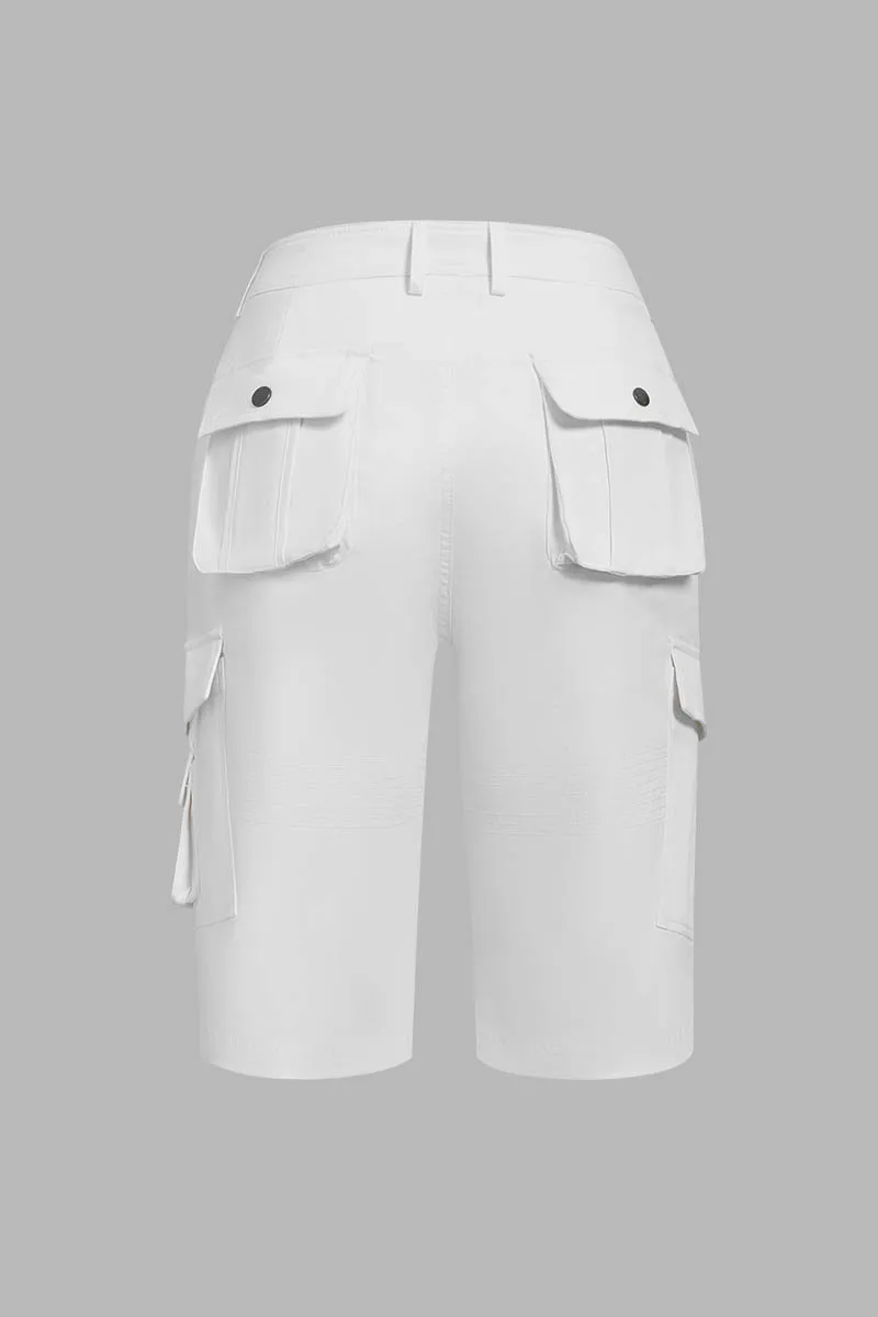 🔥LAST DAY 90% OFF🔥Flap Pocket Design Bermuda Cargo Shorts