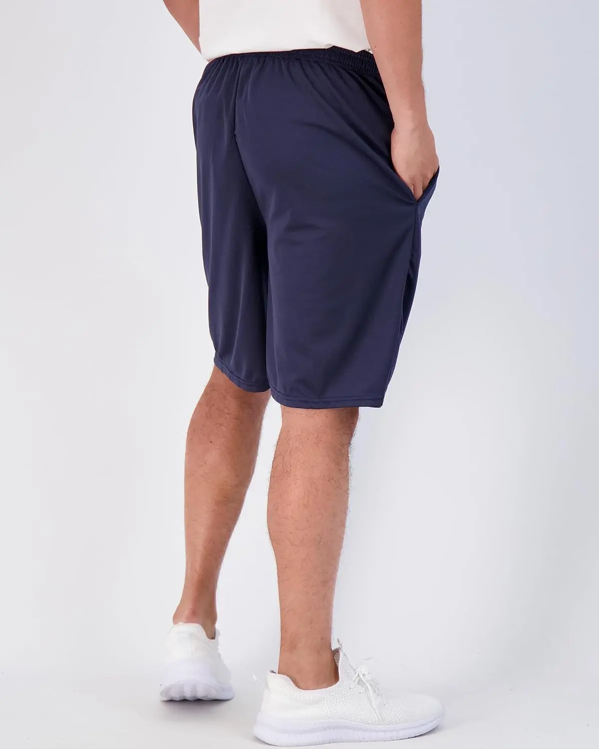 5 Pack-Men's Mesh Athletic Basketball Shorts Quick Dry Activewear with Pockets