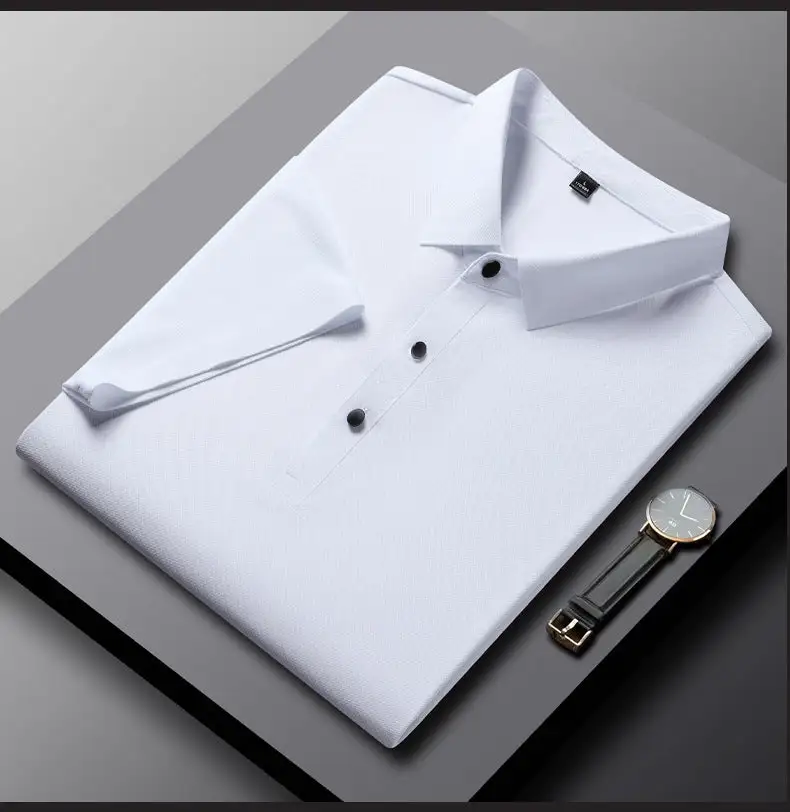 8 PACK-🎁 Men's business casual short sleeve polo shirts👕