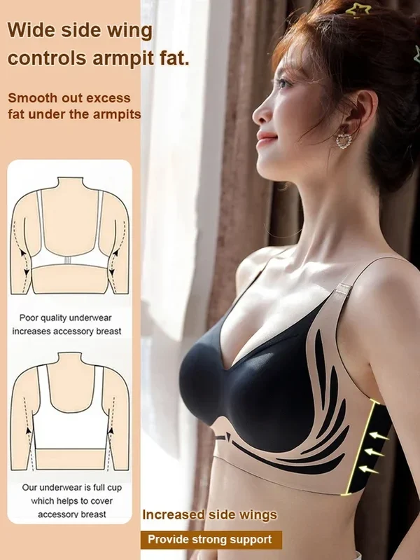 💖Today's Promotion🔥Super gather bra | Wireless Push-up Bra(Buy 8 PACK Free Shipping）