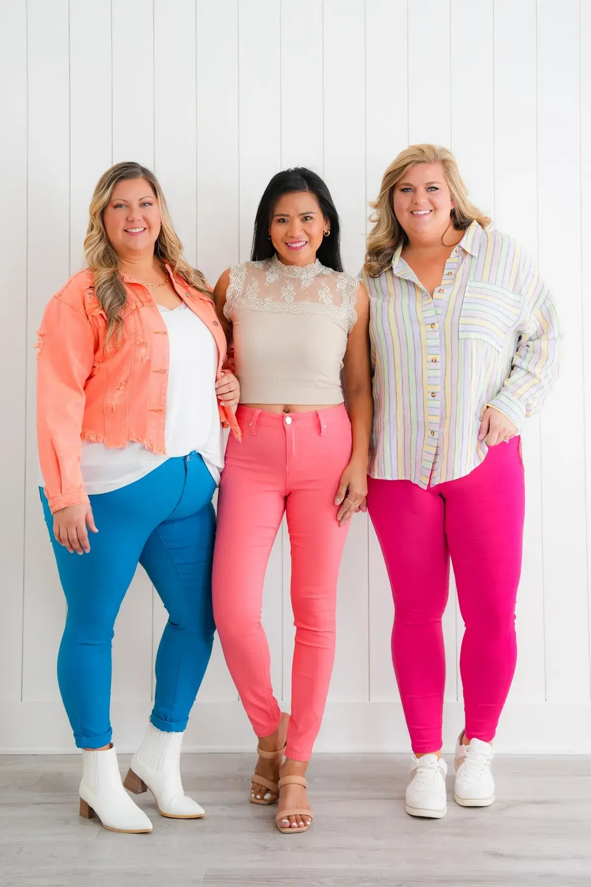 🔥6 Colors Pack only $24.99 🔥Taste The Rainbow Mid Rise Hyper Stretch Skinny Jeans (Multiple Colors)