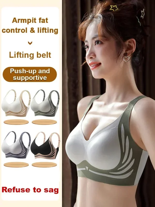 💖Today's Promotion🔥Super gather bra | Wireless Push-up Bra(Buy 8 PACK Free Shipping）